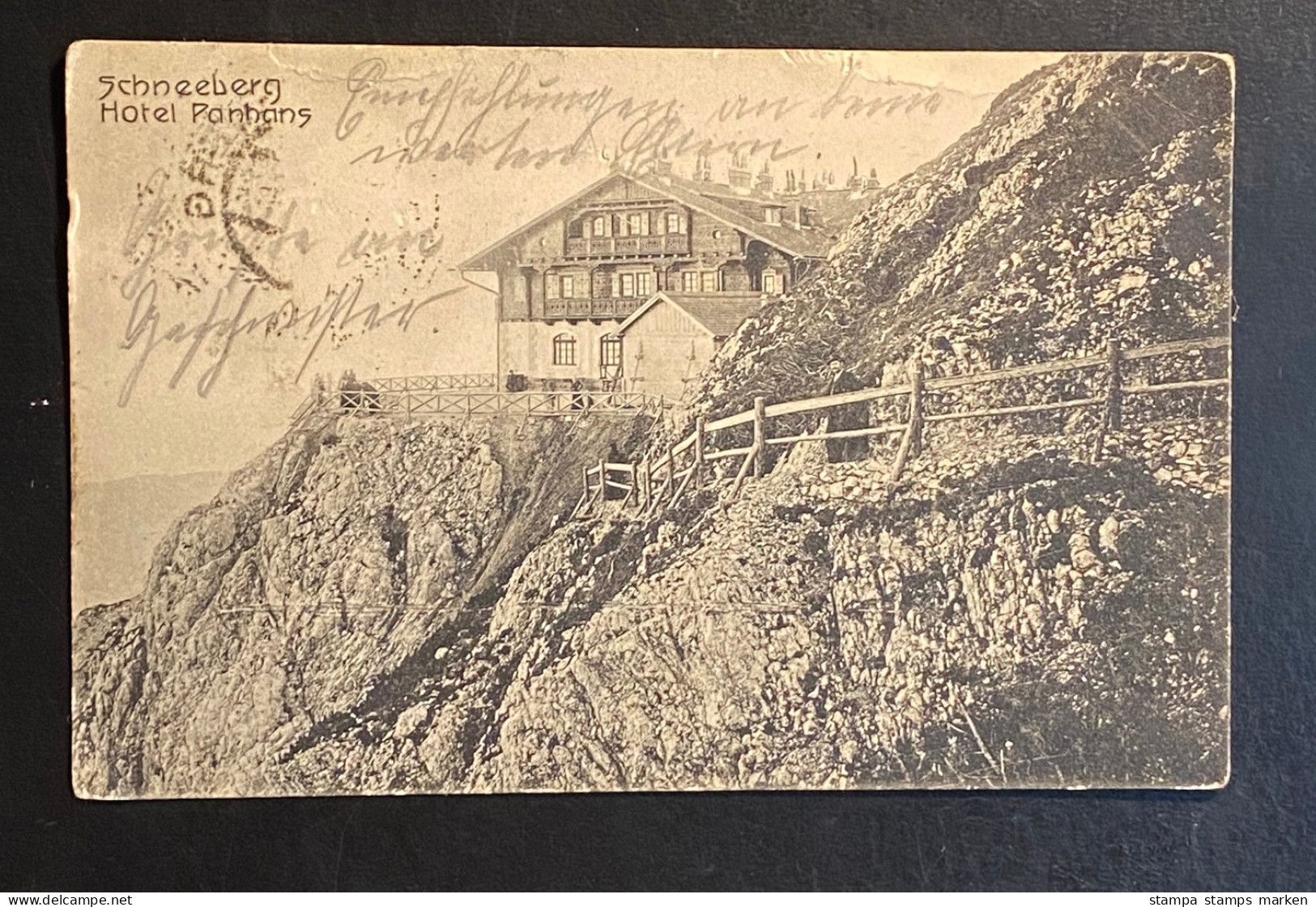 AK Schneeberg Hotel Panhans Mit Mi. 133 Gestempelt/o HOCHSCHNEEBERG 1906 - Semmering