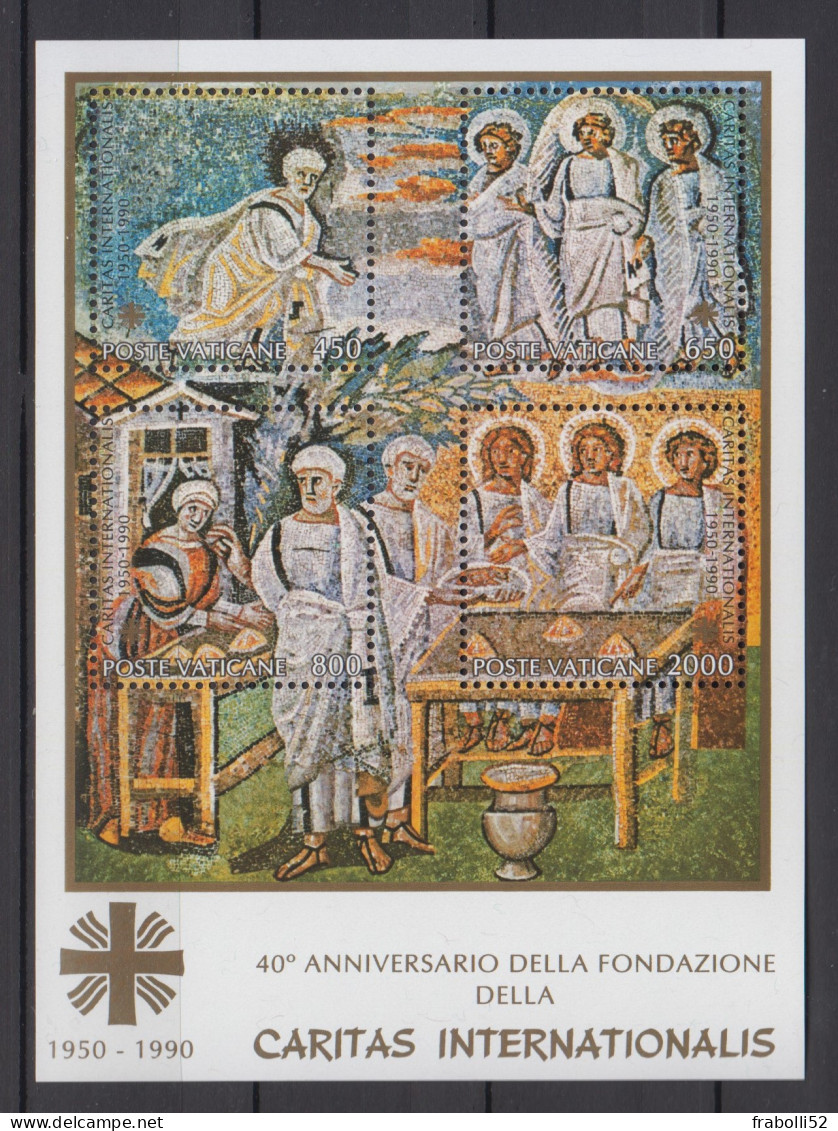 Vaticano Nuovi:  1990 Annata Completa Con Posta Aerea - Annate Complete