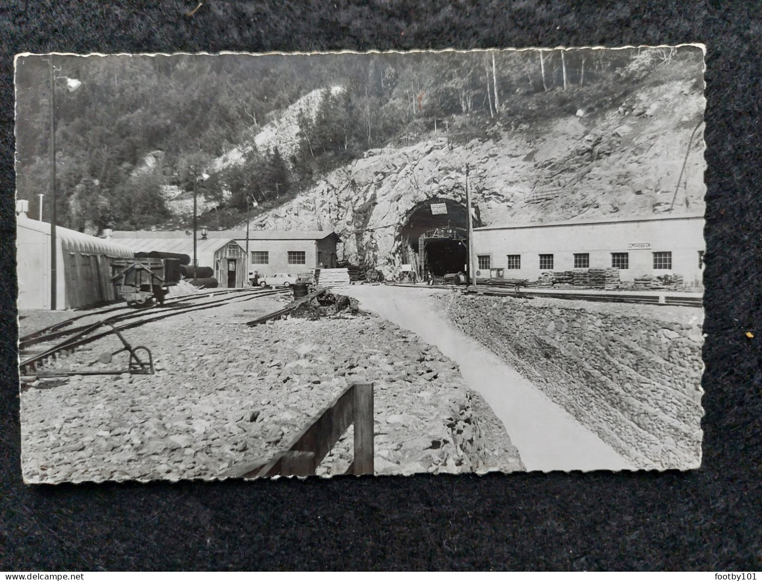 CPSM   (Forma Cpa )  CHAMONIX  Tunnel Du Mt-Blanc - Contamine-sur-Arve