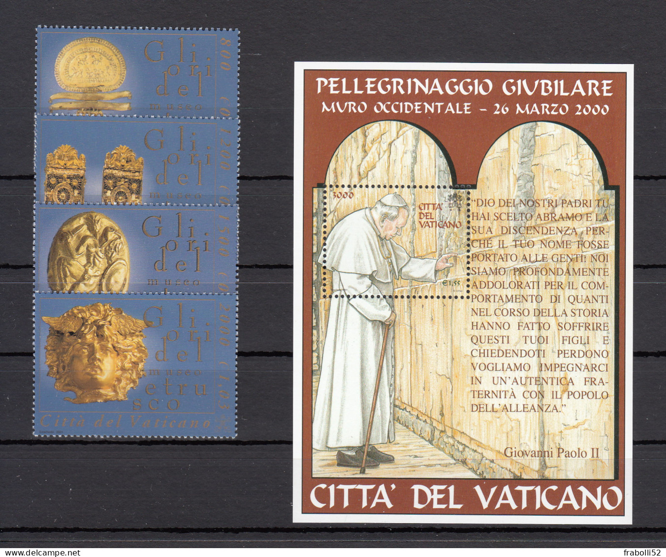 Vaticano Nuovi:  2001 Annata Completa  - Full Years