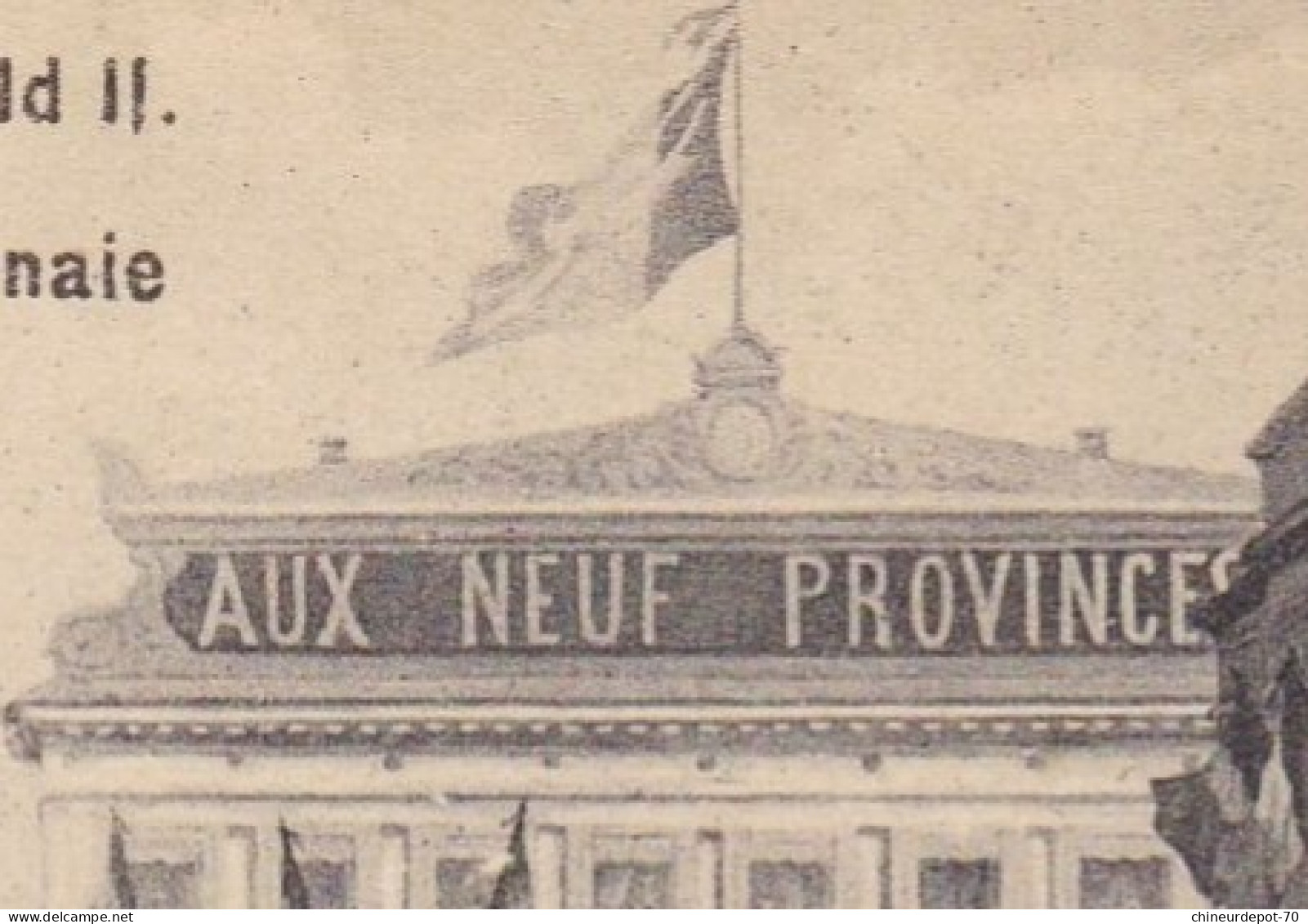 Avènement De Léopold II Le Roi Place De La Monnaie AUX NEUF PROVINCE - Feesten En Evenementen