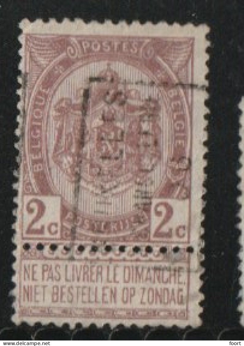 Brussel Chancelerie 1906  Nr. 810A - Roller Precancels 1900-09