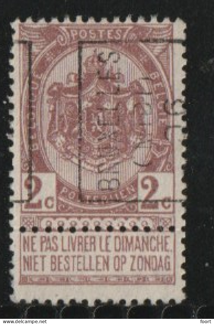 Brussel Midi 1906  Nr. 811A - Rolstempels 1900-09