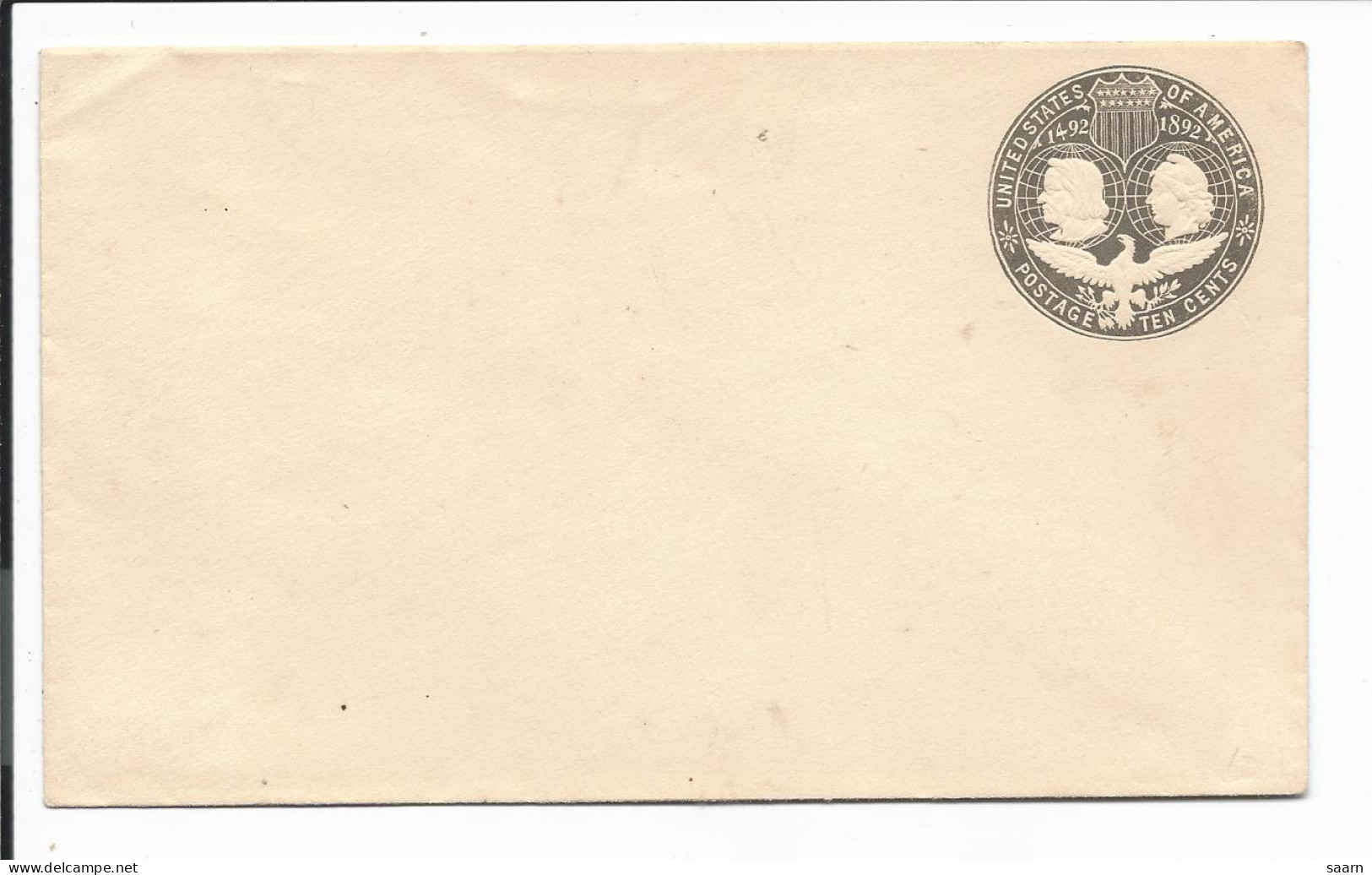 USA U 351 ** -  10 Ct Columbus Umschlag - ...-1900