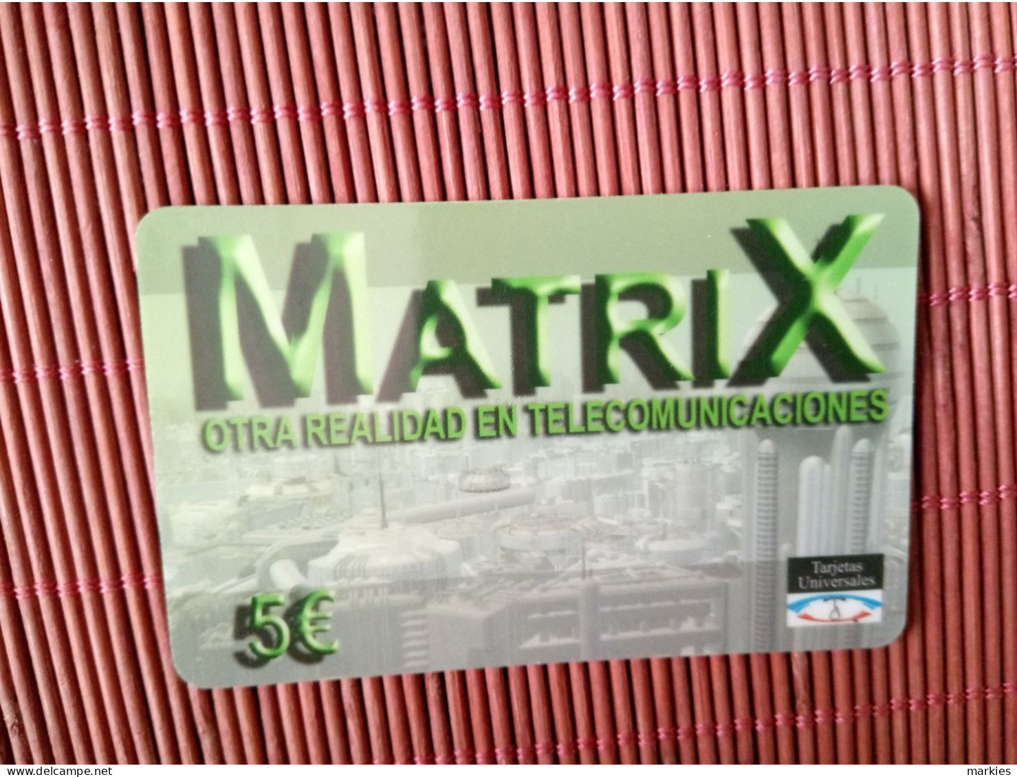 Matrix Prepaidcard  Used  Rare - Andere & Zonder Classificatie