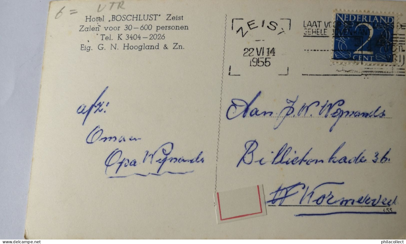 Zeist // Hotel Boschlust 1955 - Zeist