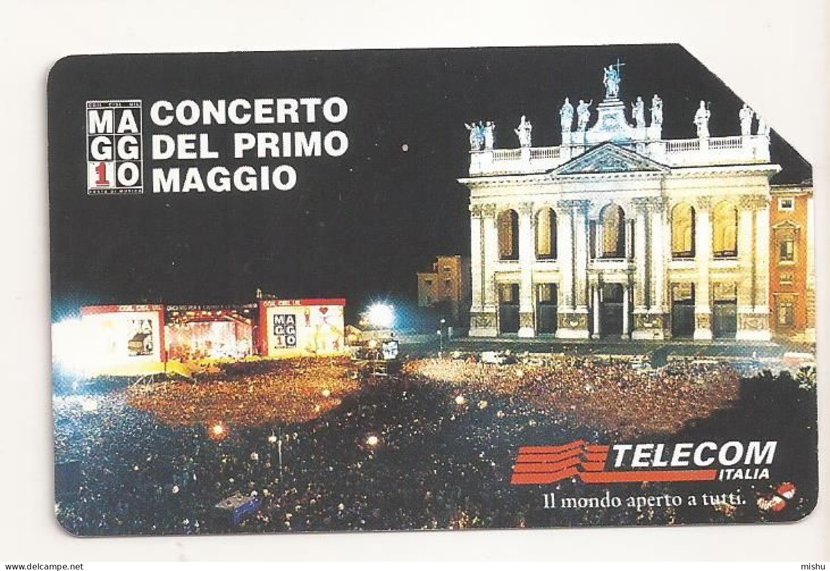 CT1 - Italy Phonecard - Telecom Italia  - 5000 Lire-Concerto Del Primo Maggio - 1999 - Andere & Zonder Classificatie
