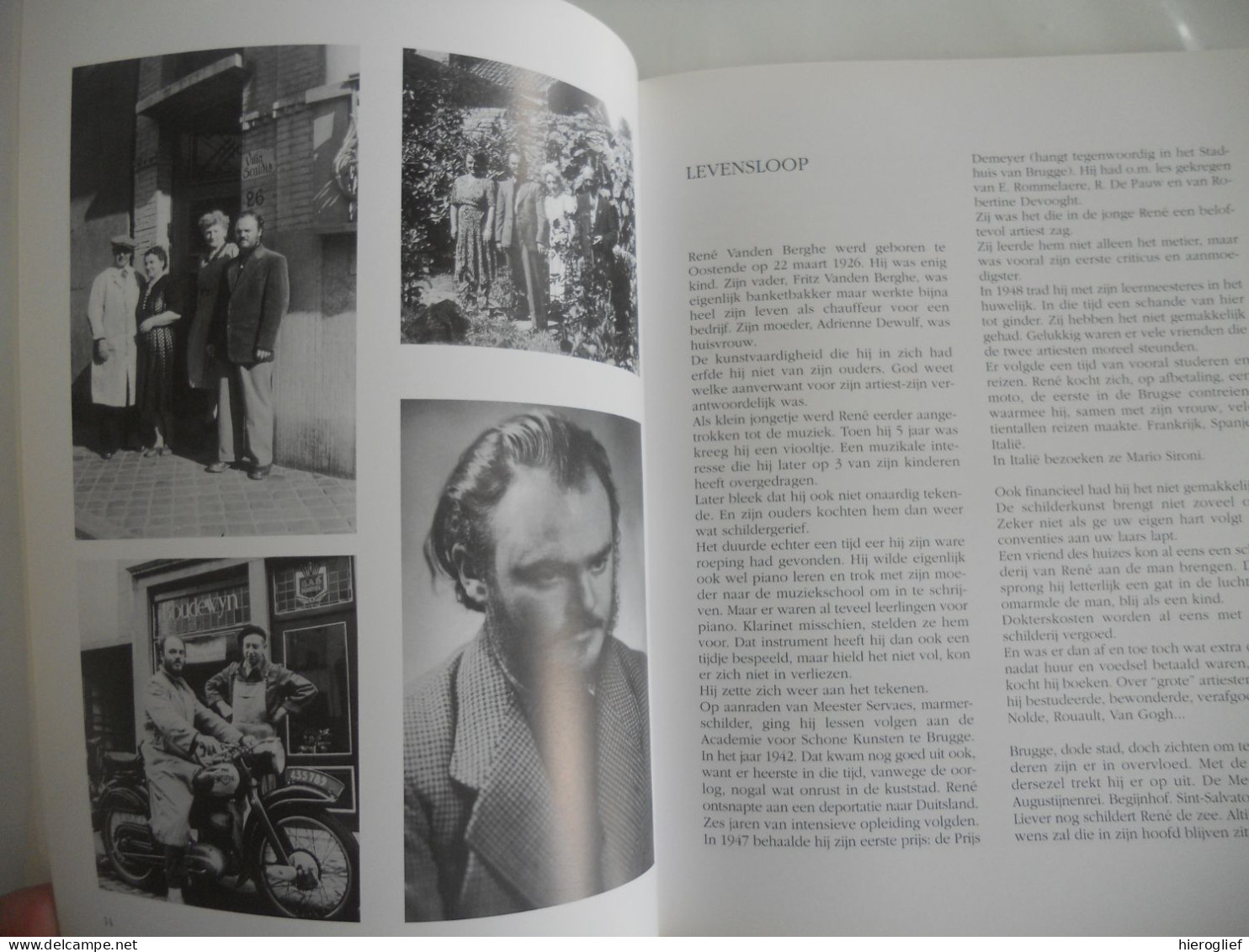 Kunstmonografie René Vanden Berghe ° Oostende 1926-1980 Exempl Nr.11 Door Emanuel Vanden Berghe Eline Devooght - Autres & Non Classés