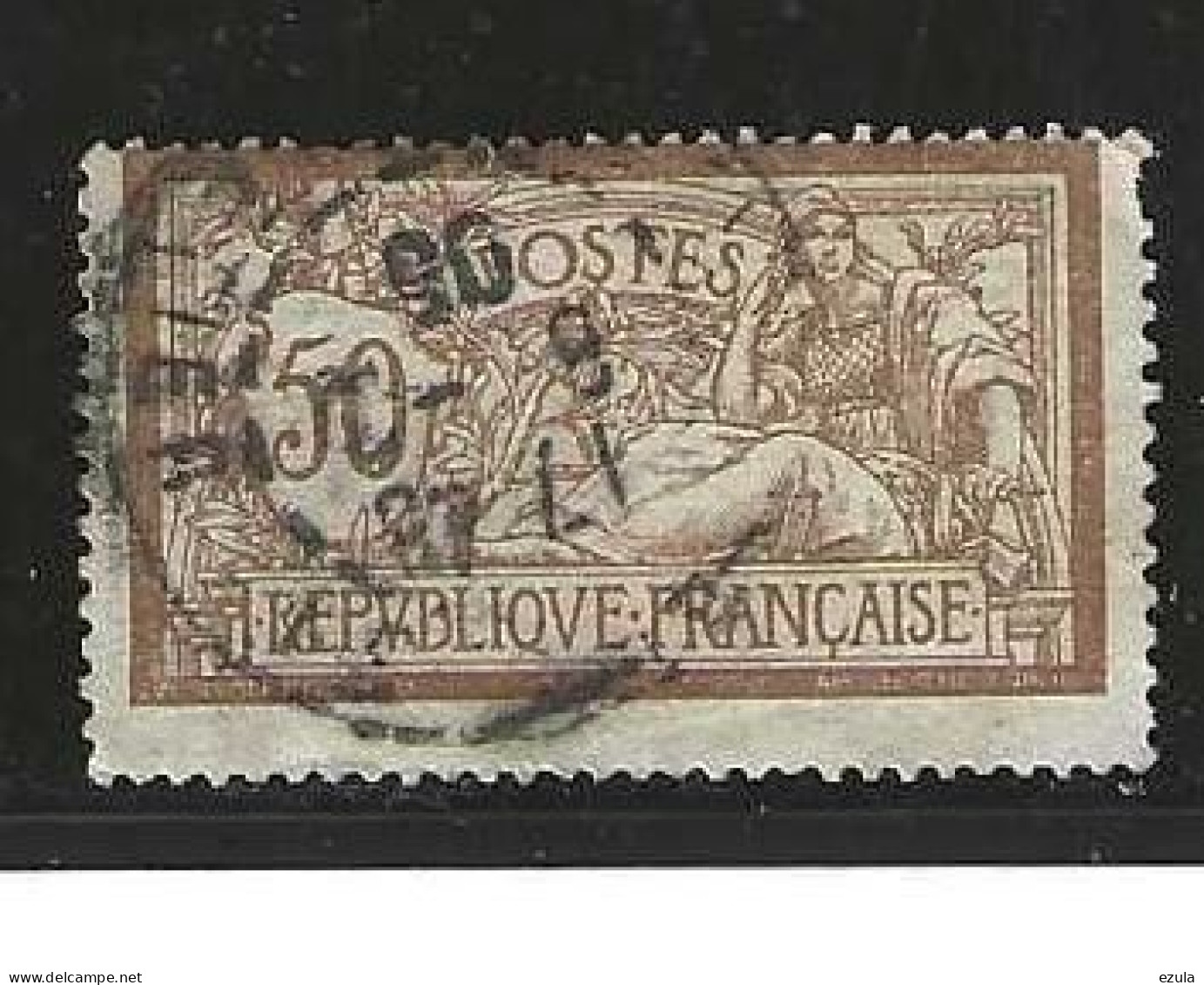 Timbre   N°120/C Timbre Sans Teinte De Fond Valeur 115 € - Série Merson - Used Stamps