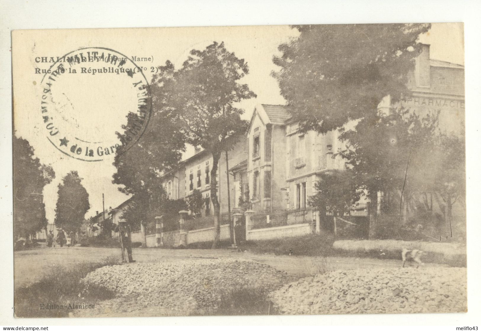 52/CPA  - Chalindrey - Rue De La République - Chalindrey