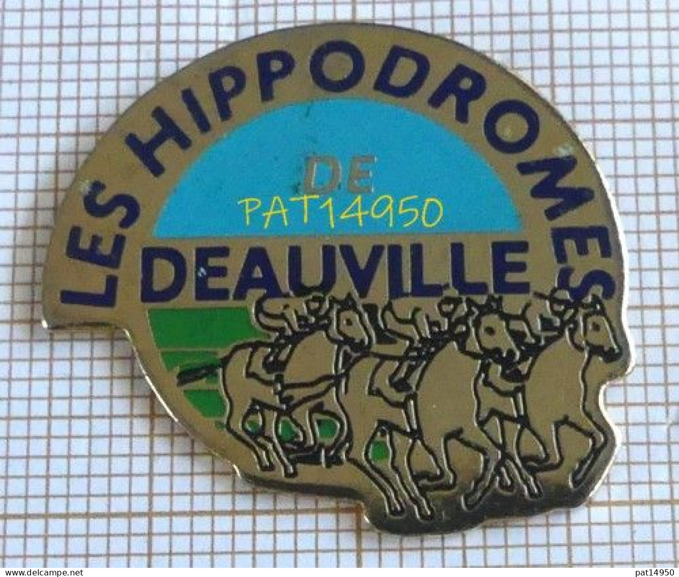 PAT14950 LES HIPPODROMES DE  DEAUVILLE  HIPPODROME De LA TOUQUES & CLAIREFONTAINE  PMU COURSES HIPPIQUES Version EàF - Games