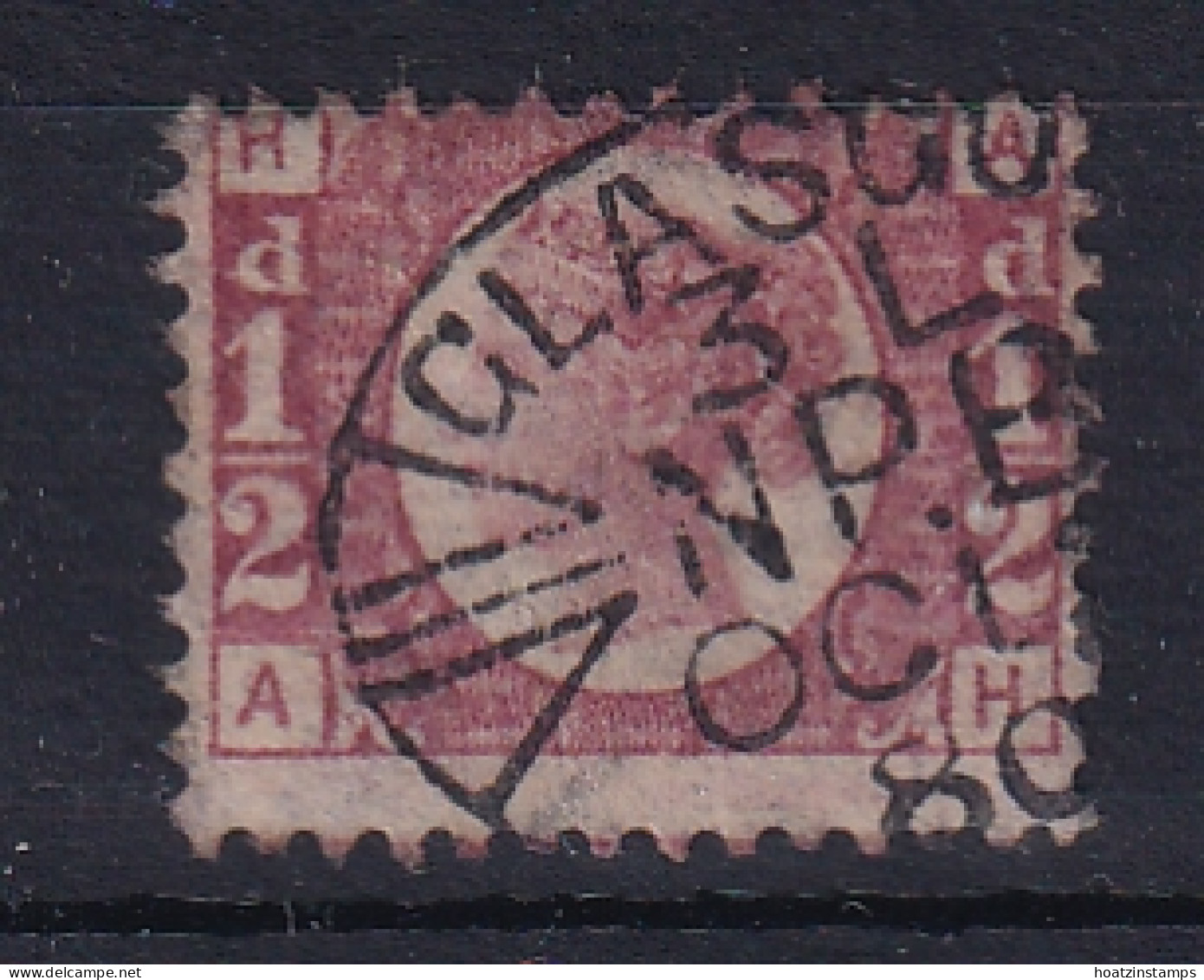 G.B.: 1870/79   QV   ½d    [Plate 4]   Used - Oblitérés