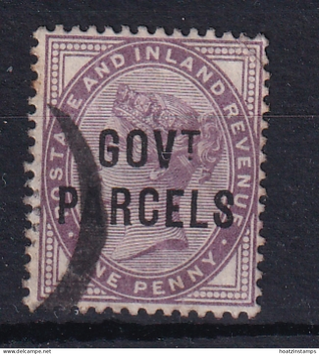 G.B.: 1891/1900   QV   'Govt Parcels' OVPT   SG O69   1d    Used - Oblitérés