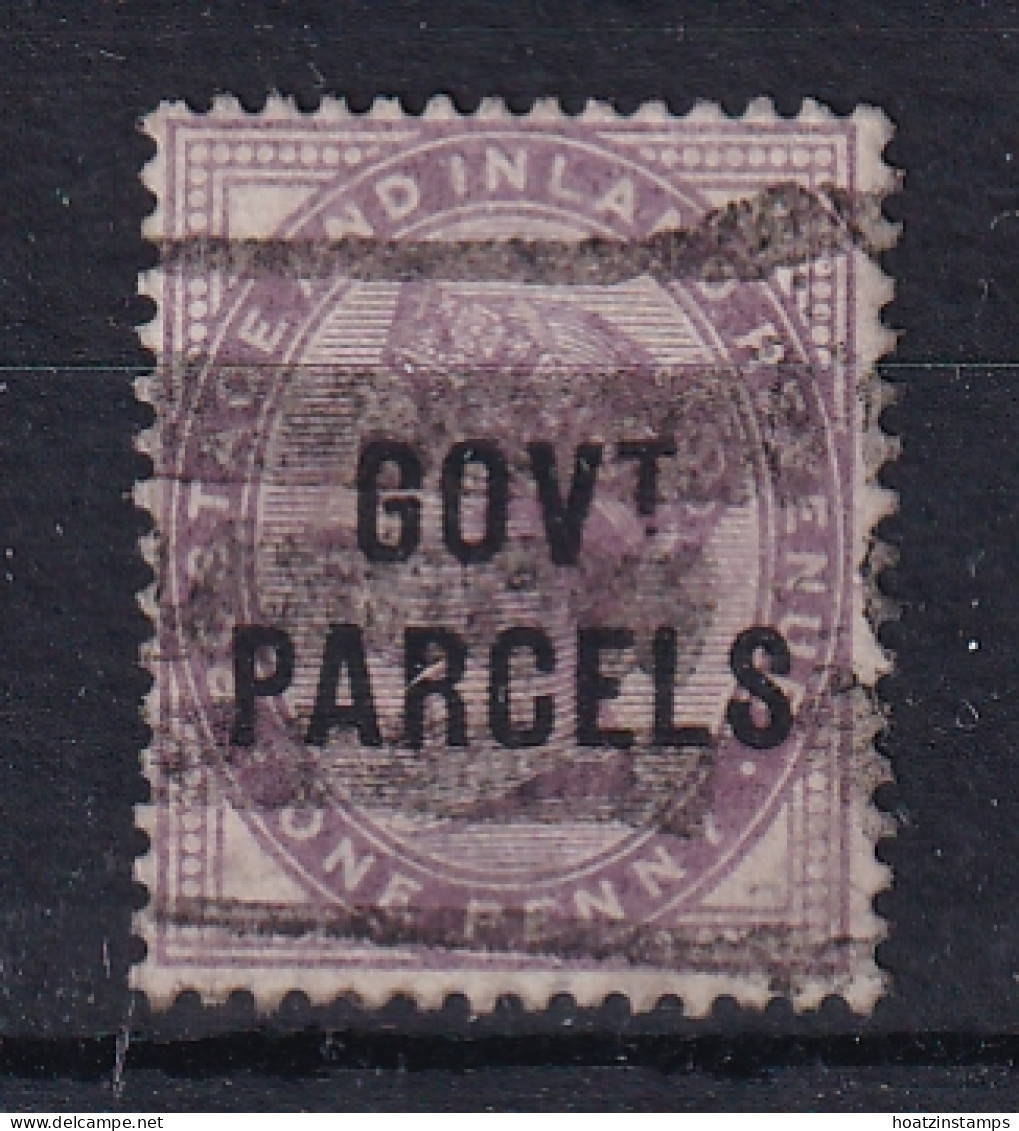 G.B.: 1891/1900   QV   'Govt Parcels' OVPT   SG O69   1d    Used - Usati