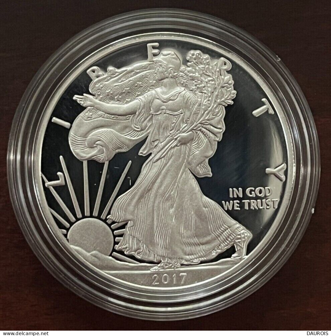 2017 -1Oz PROOF SILVER Américain EAGLE (W Box& COA ) - Sonstige – Amerika