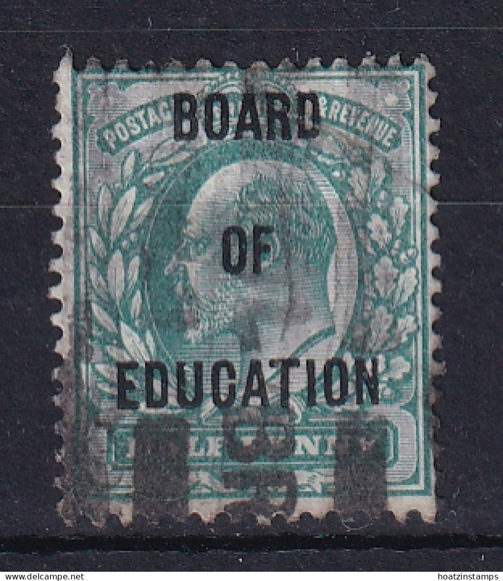 G.B.: 1902/04   Edward 'Board Of Education' OVPT   SG O83   ½d    Used - Other & Unclassified