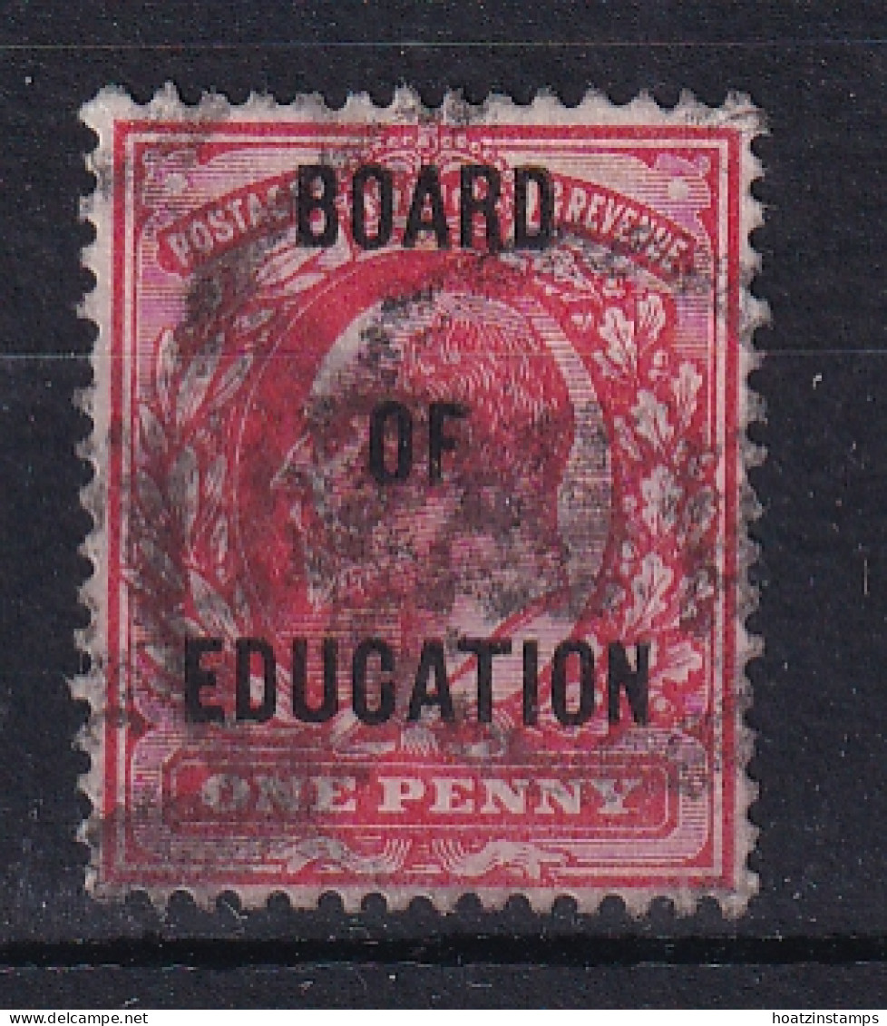 G.B.: 1902/04   Edward 'Board Of Education' OVPT   SG O84   1d    Used - Andere & Zonder Classificatie