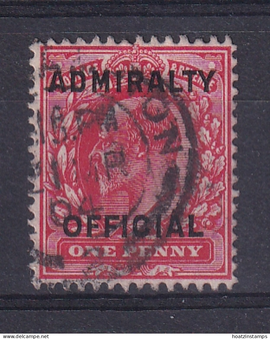 G.B.: 1903   Edward 'Admiralty Official' OVPT   SG O102   1d    Used - Sonstige & Ohne Zuordnung