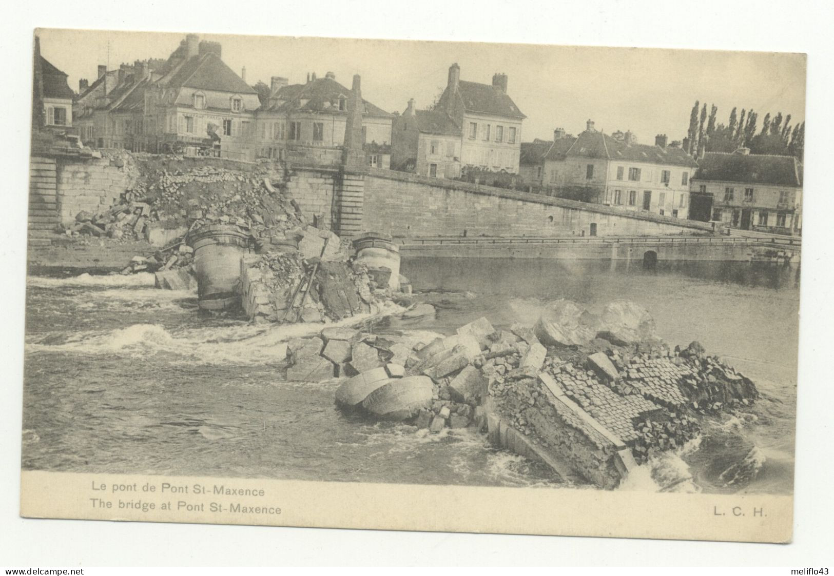 60/CPA - Le Pont De Pont St Maxence - Pont Sainte Maxence