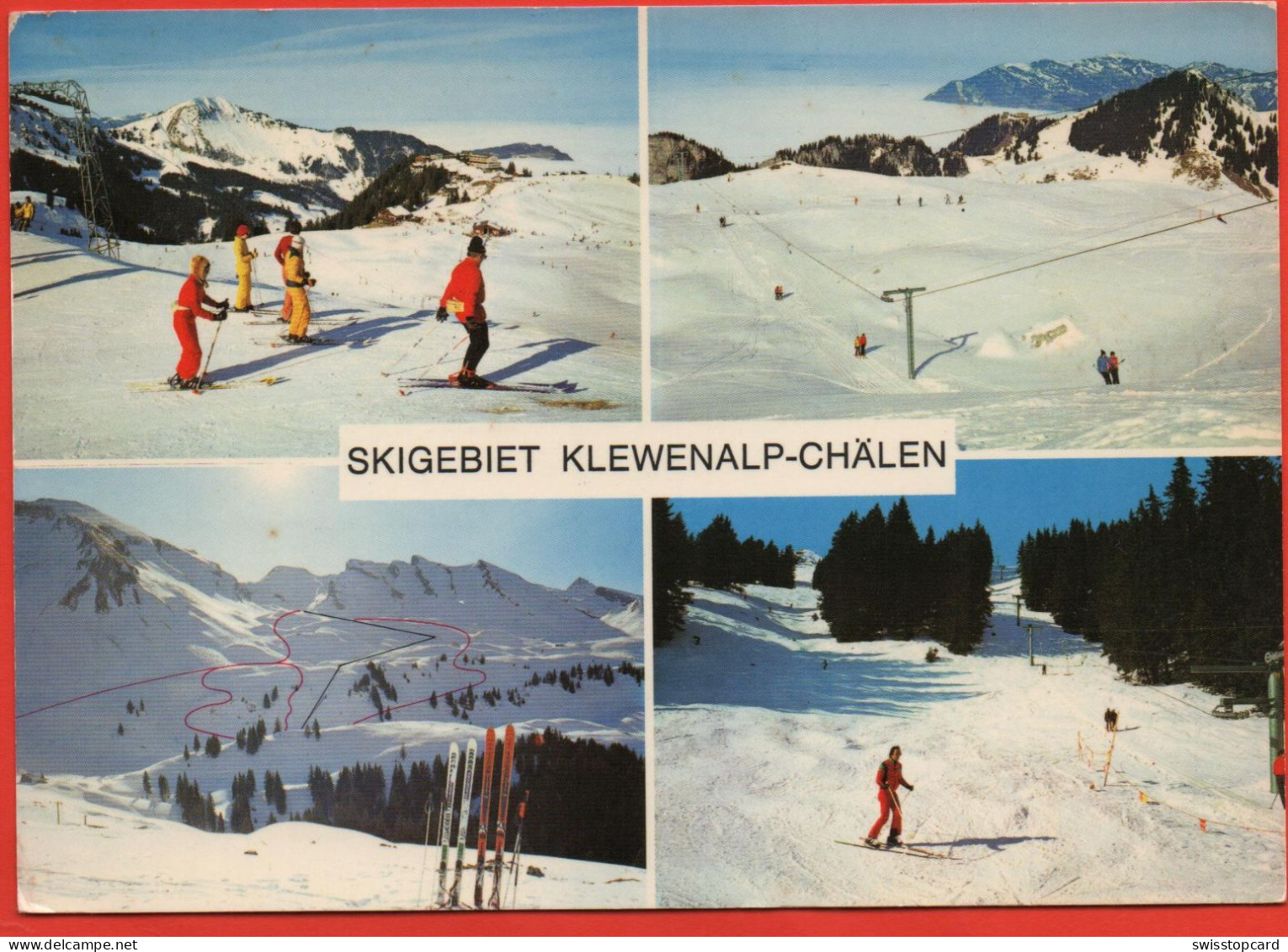 BECKENRIED EMMETTEN Skigebiet Klewenalp-Chälen Skilift - Emmetten