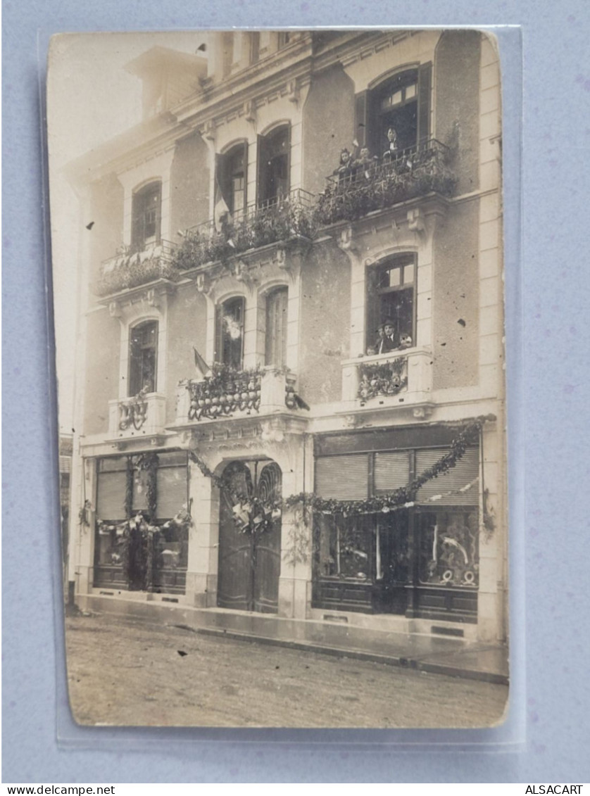 Carte Photo , Bel Maison à Situer ,  , Porte Art Nouveau - To Identify