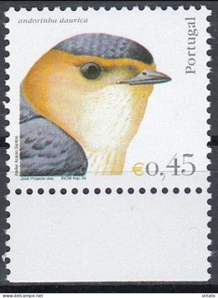 Portugal 2004 (AVE006) (MNH) (Mi 2790) - Red-rumped Swallow (Hirundo Daurica) - Swallows