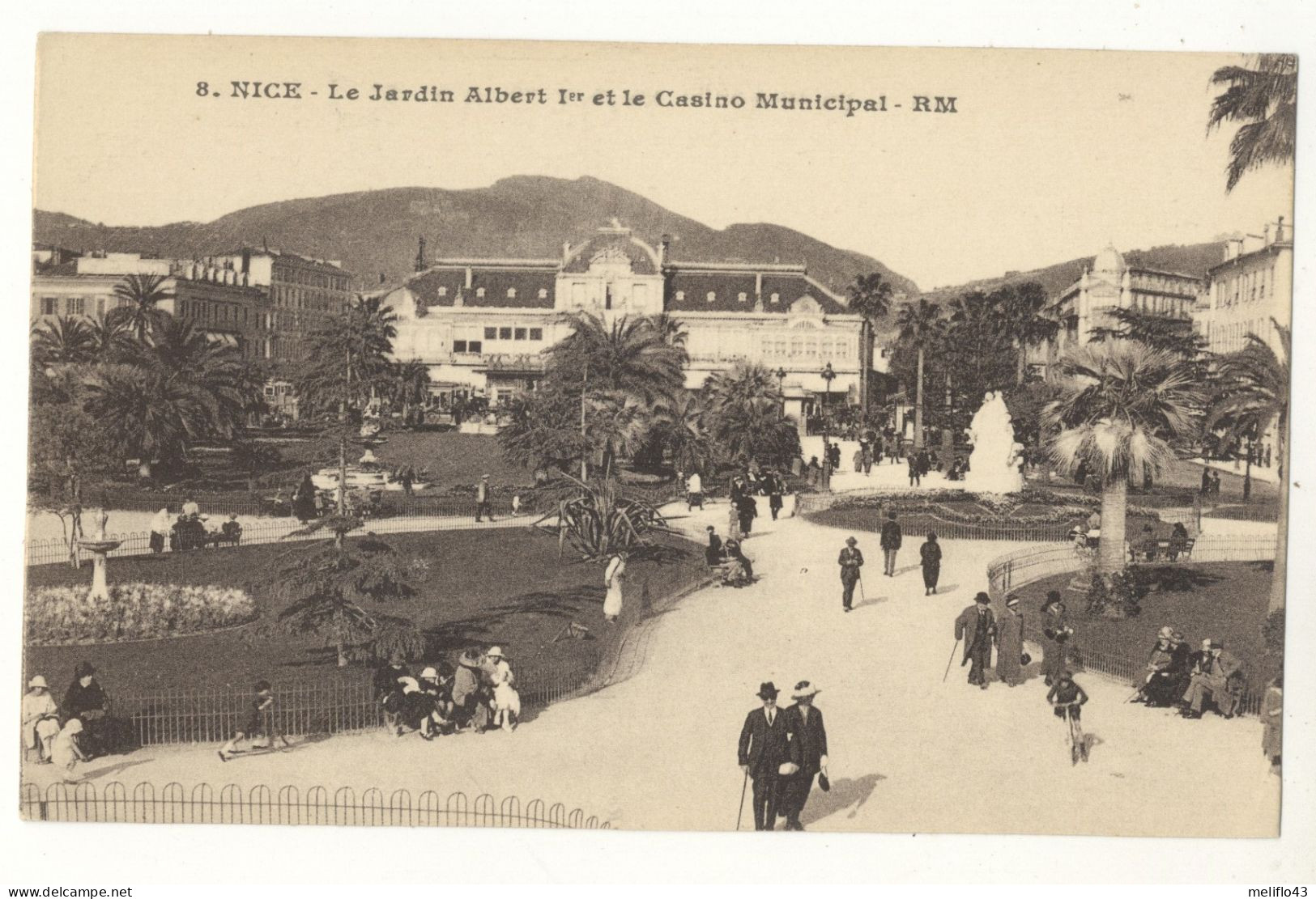 06/CPA A - Nice - Le Jardin Albert 1er Et La Casino Municipal - Parcs Et Jardins