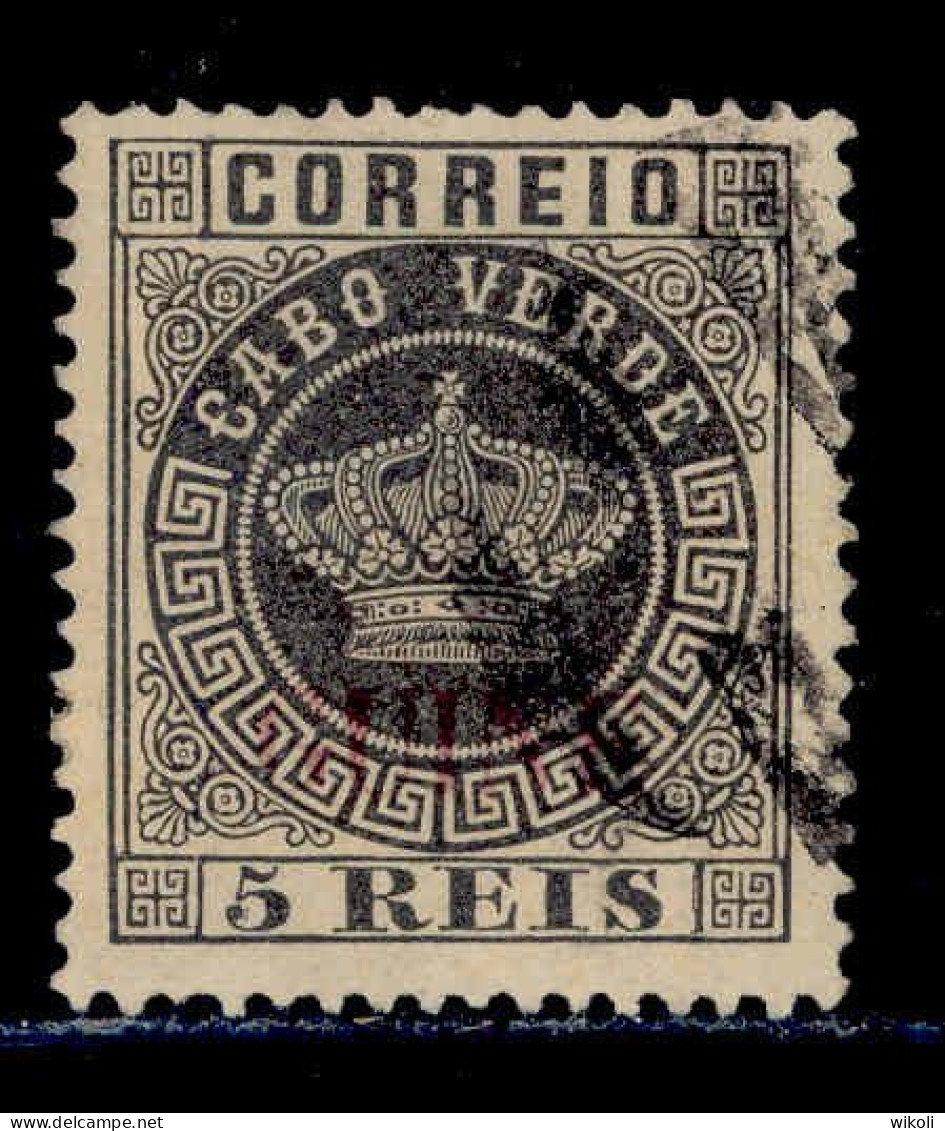 ! ! Portuguese Guinea - 1879 Crown 10 R (Perf. 13 1/2) - Af. 10a - Used (ca 185) - Guinée Portugaise