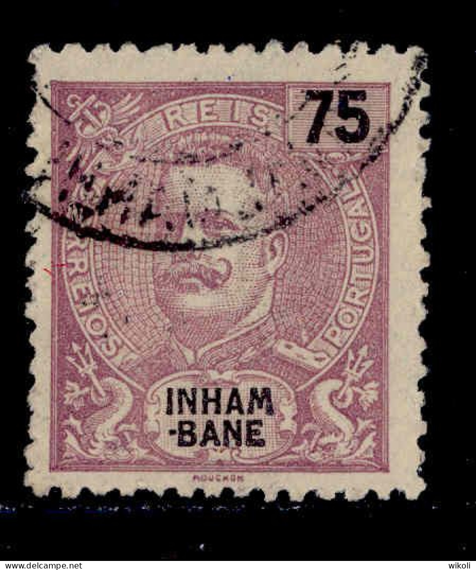 ! ! Inhambane - 1903 D. Carlos 75 R - Af. 23 - Used (ca 191) - Inhambane