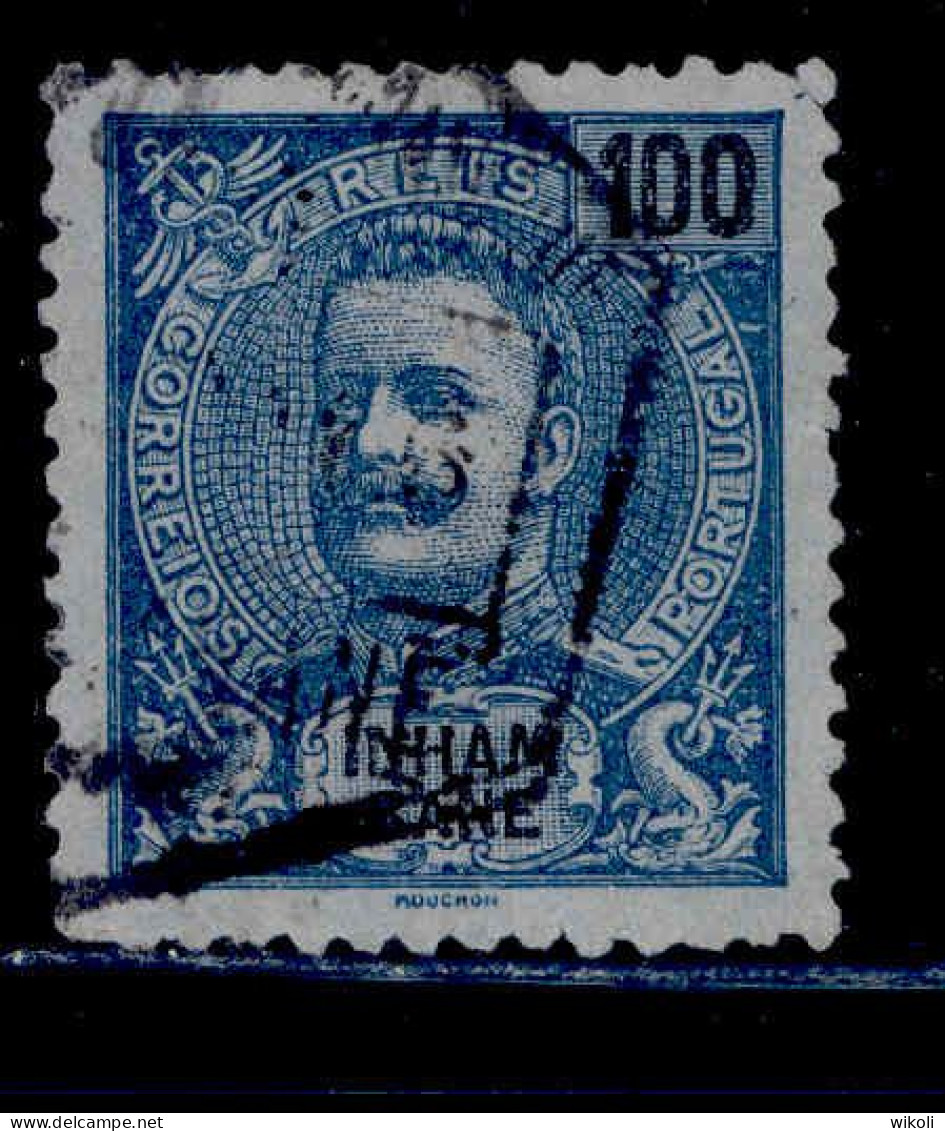 ! ! Inhambane - 1903 D. Carlos 100 R - Af. 24 - Used (ca 193) - Inhambane