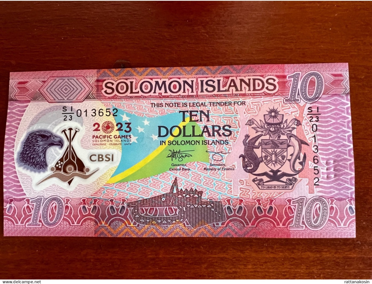 SOLOMONS ISLANDS NLP 10 DOLLARS 2023 COMMMORATVE UNC. - Isola Salomon