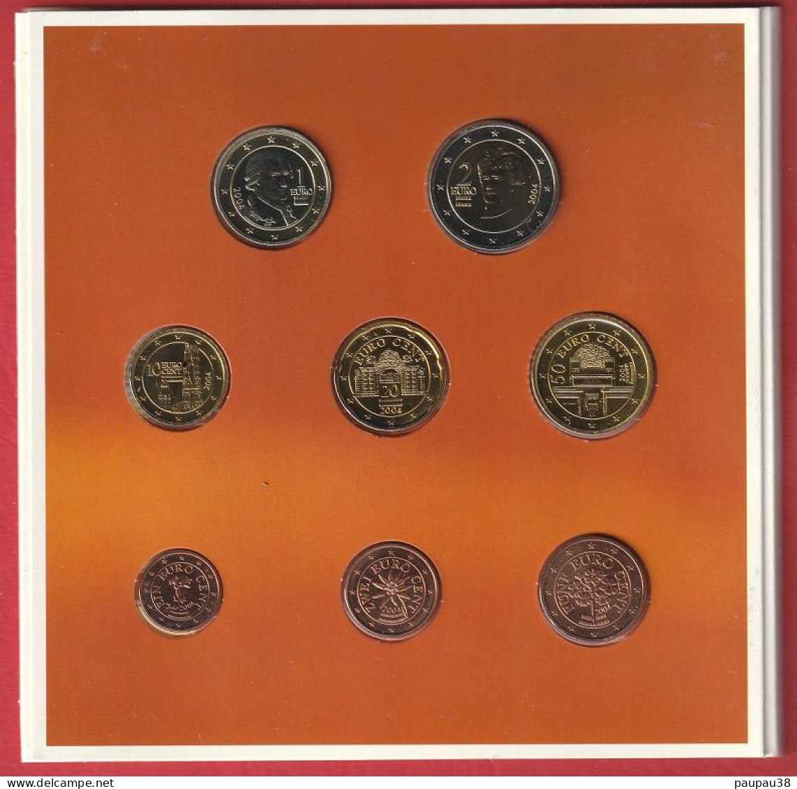 COFFRET EUROS AUTRICHE 2004 NEUF FDC - 8 MONNAIES - Oostenrijk