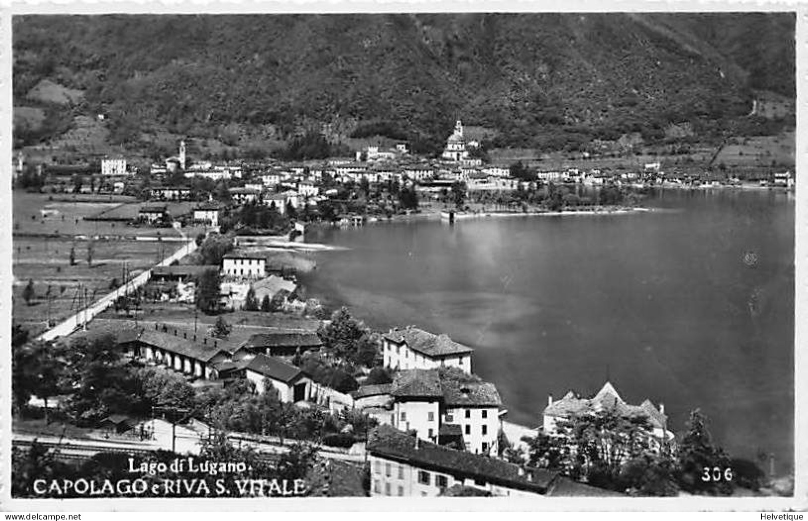 Lago Di Lugano Capolago Riva Vitale - Capolago