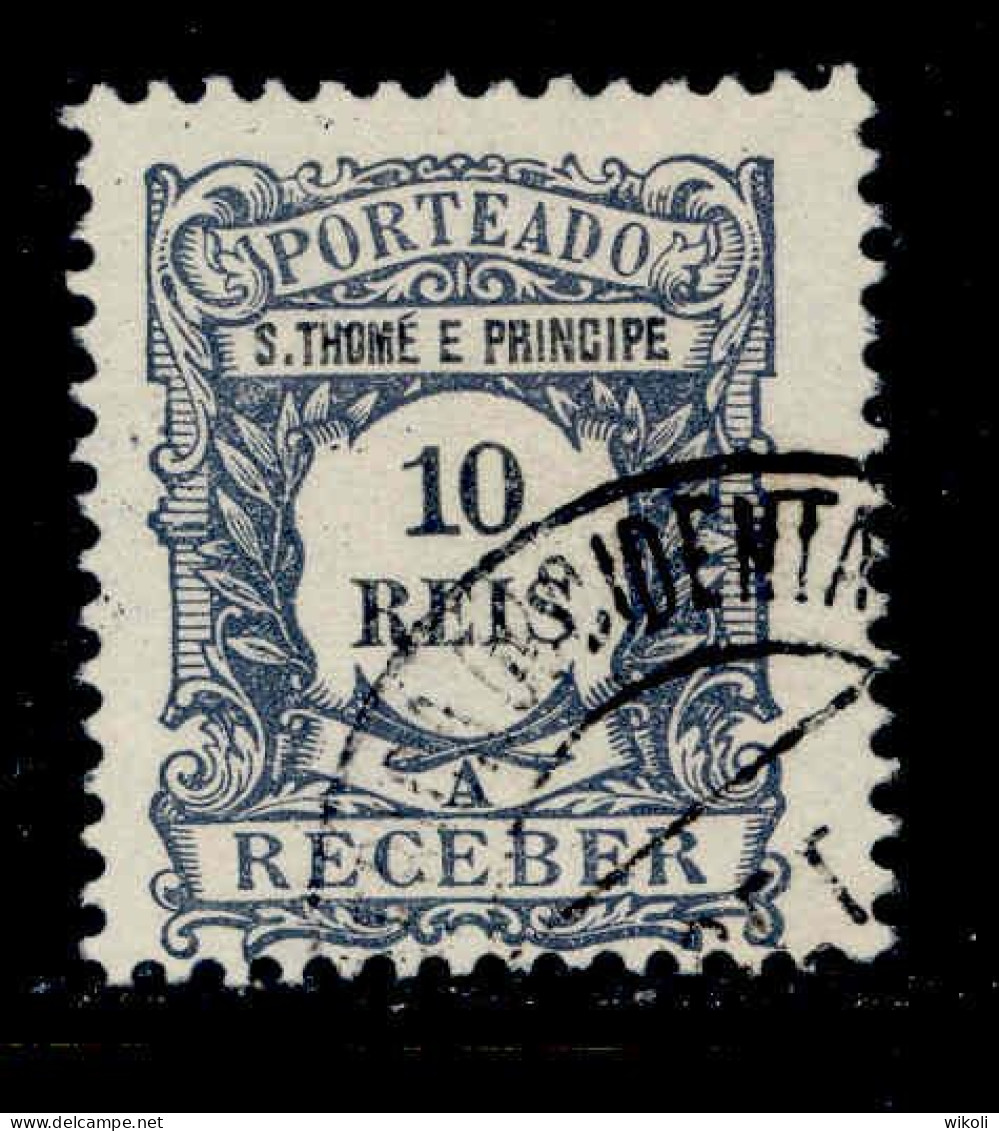 ! ! St. Thomas - 1904 Postage Due 10 R - Af. P 02 - Used (ca 211) - St. Thomas & Prince