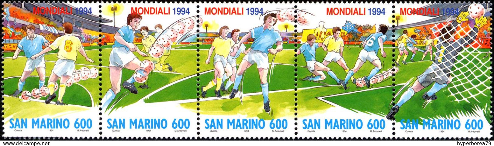 San Marino 1418/22 - World Cup 1994 - MNH - 1994 – USA