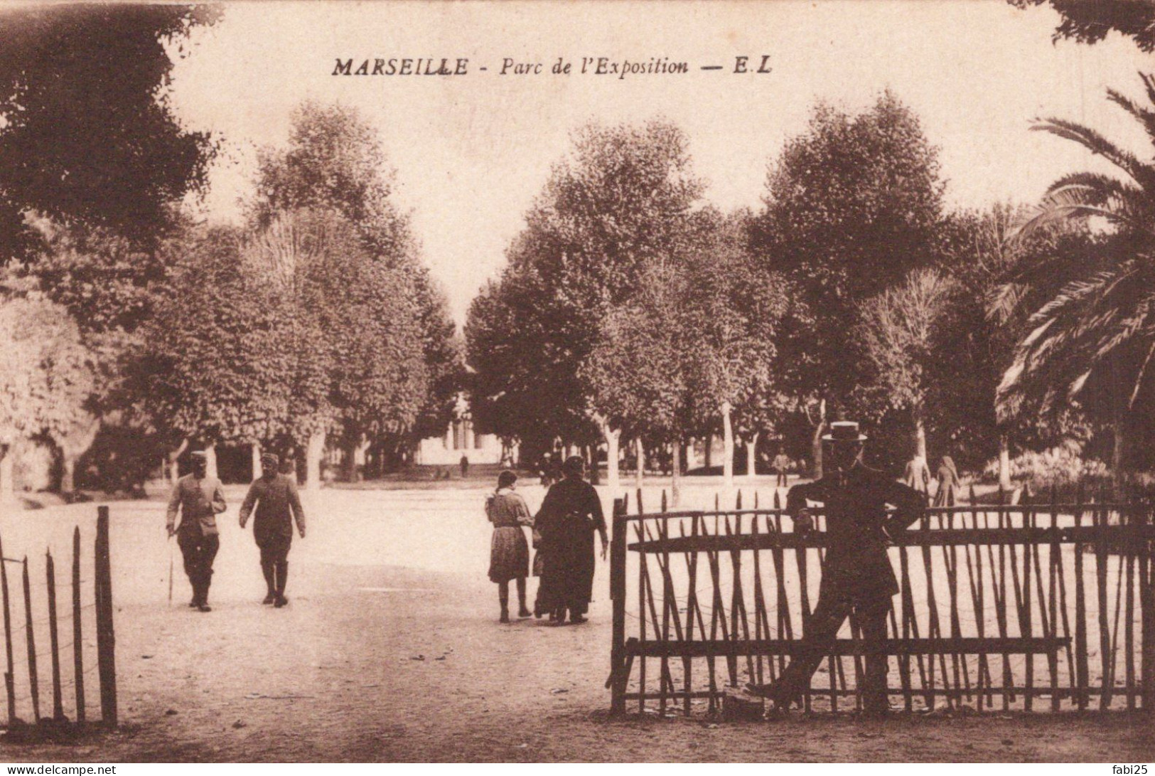 MARSEILLE PARC DE L EXPOSITION CARTE PEU COURANTE - Parcs Et Jardins