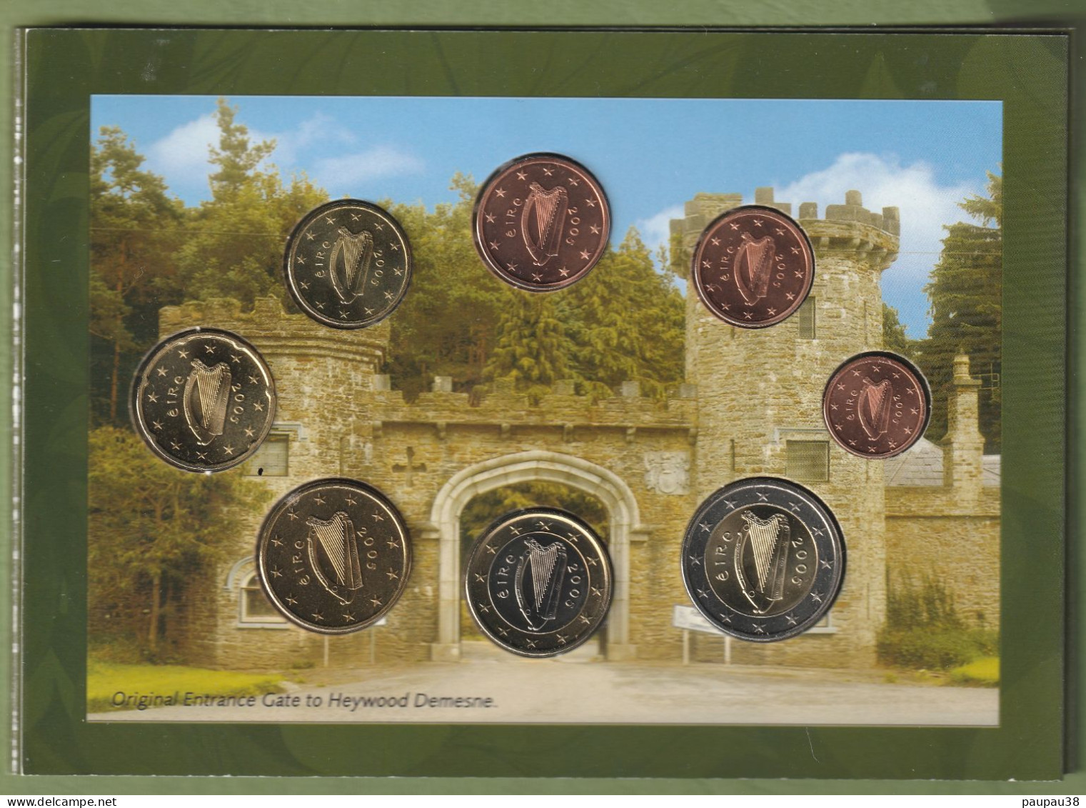 COFFRET EUROS IRLANDE 2005 NEUF FDC - 8 MONNAIES - Irlanda