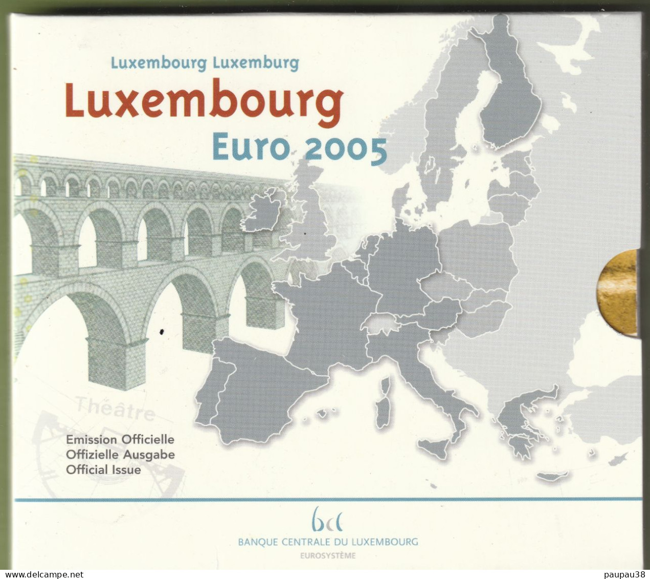 COFFRET EUROS LUXEMBOURG 2005 NEUF FDC - 8 MONNAIES + 2 € COMMEMORATIVE - Luxembourg