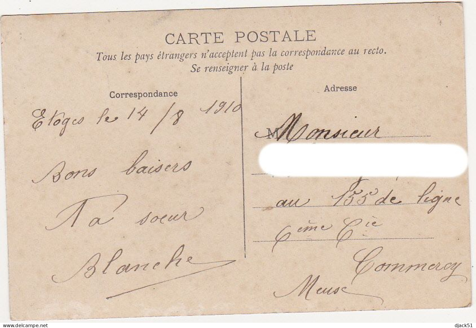 UN SOUVENIR D' ETOGES (Marne) - 1910 / Homme, Fleurs - Saluti Da.../ Gruss Aus...