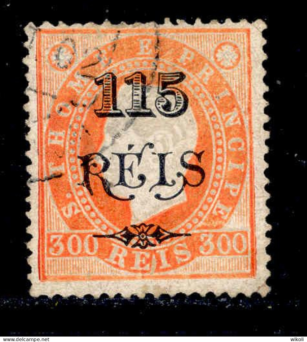 ! ! St. Thomas - 1902 D. Luis OVP 115 R - Af. 65 - Used (ca 221) - St. Thomas & Prince