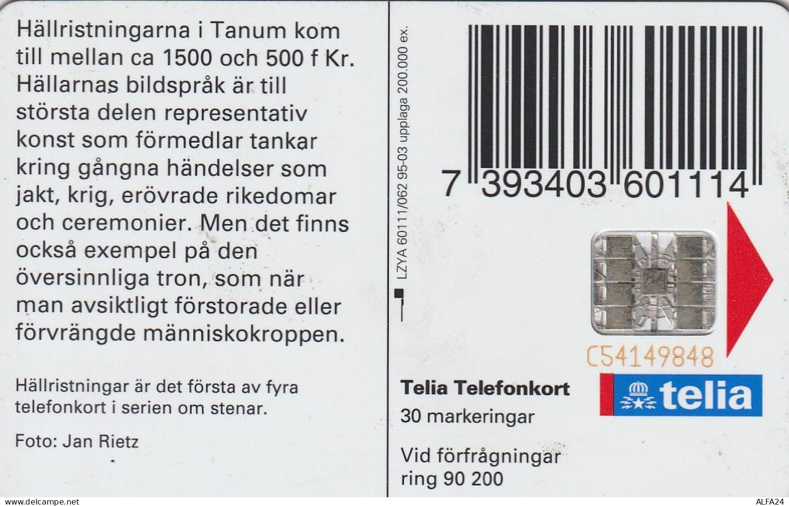 PHONE CARD SVEZIA  (H6.4 - Schweden