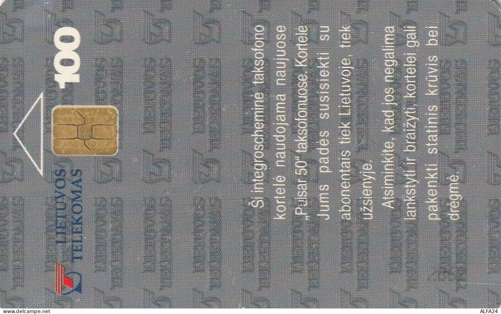 PHONE CARD LITUANIA  (H21.8 - Litauen