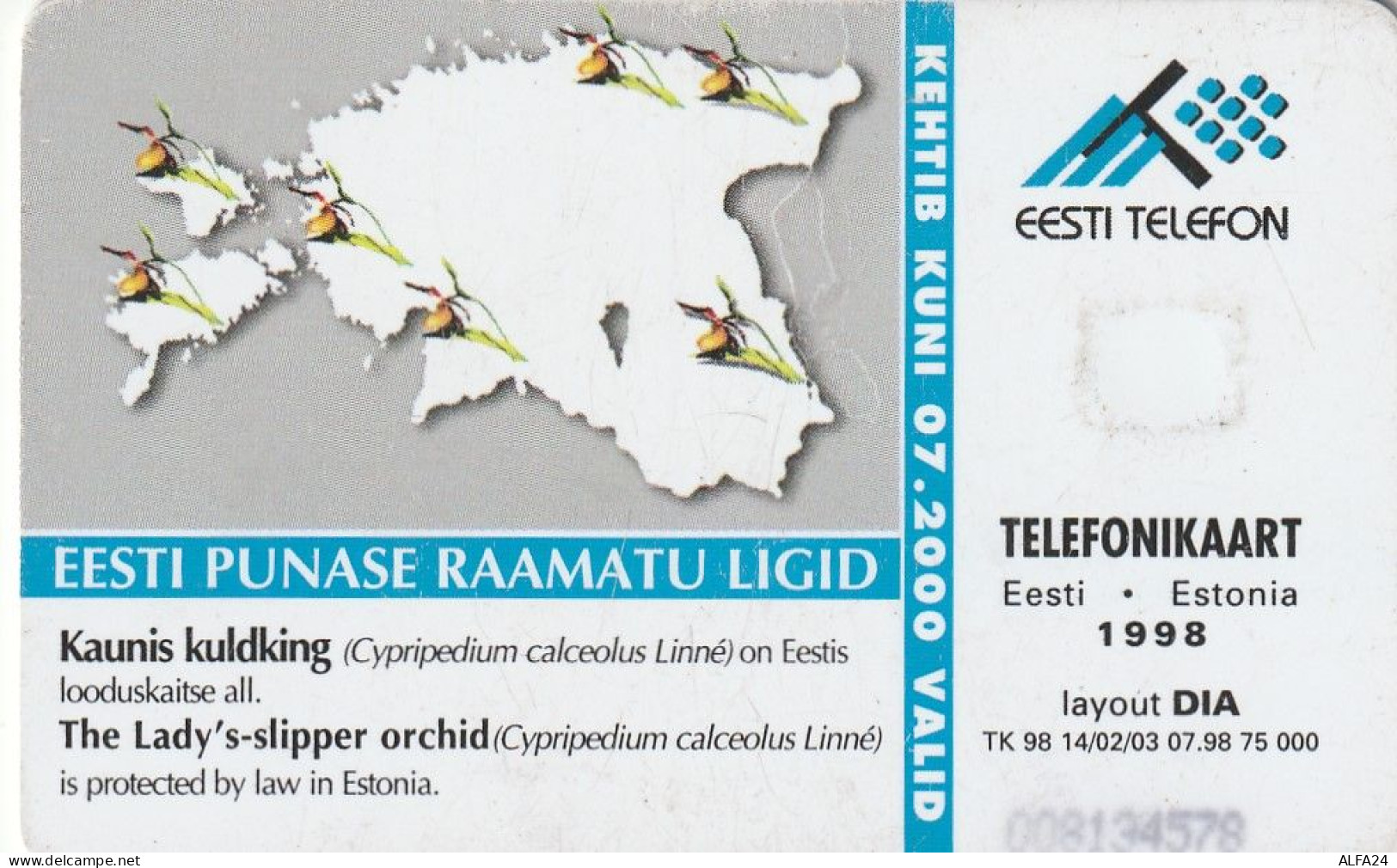 PHONE CARD ESTONIA  (H28.4 - Estland