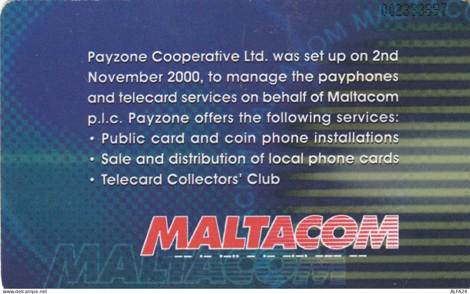 PHONE CARD MALTA  (H33.3 - Malte