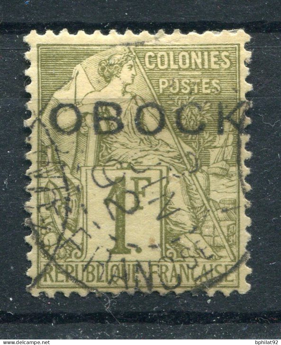 !!! OBOCK, N°20 OBLITERE, SIGNE CALVES - Used Stamps