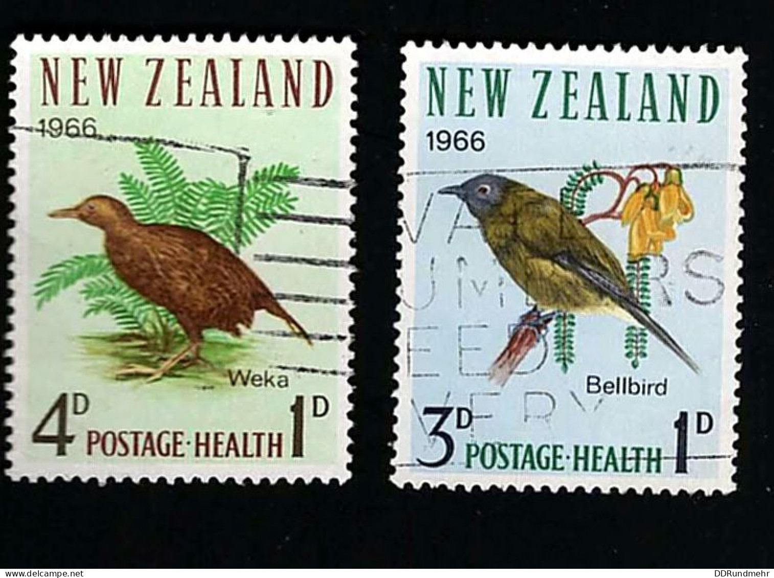 1966 Health  Michel NZ 451 - 452 Stamp Number NZ B71 - 72 Yvert Et Tellier NZ 438 - 439 - Gebruikt