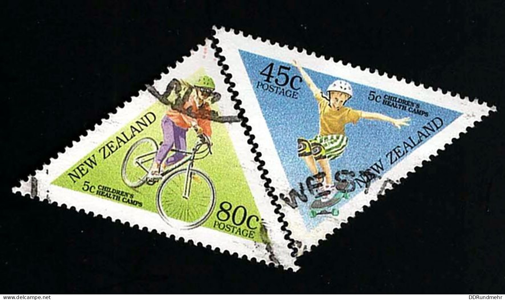 1995 Health  Michel NZ 1428 - 1429 Stamp Number NZ B149 - 150 Yvert Et Tellier NZ 1371 - 1372 - Gebruikt