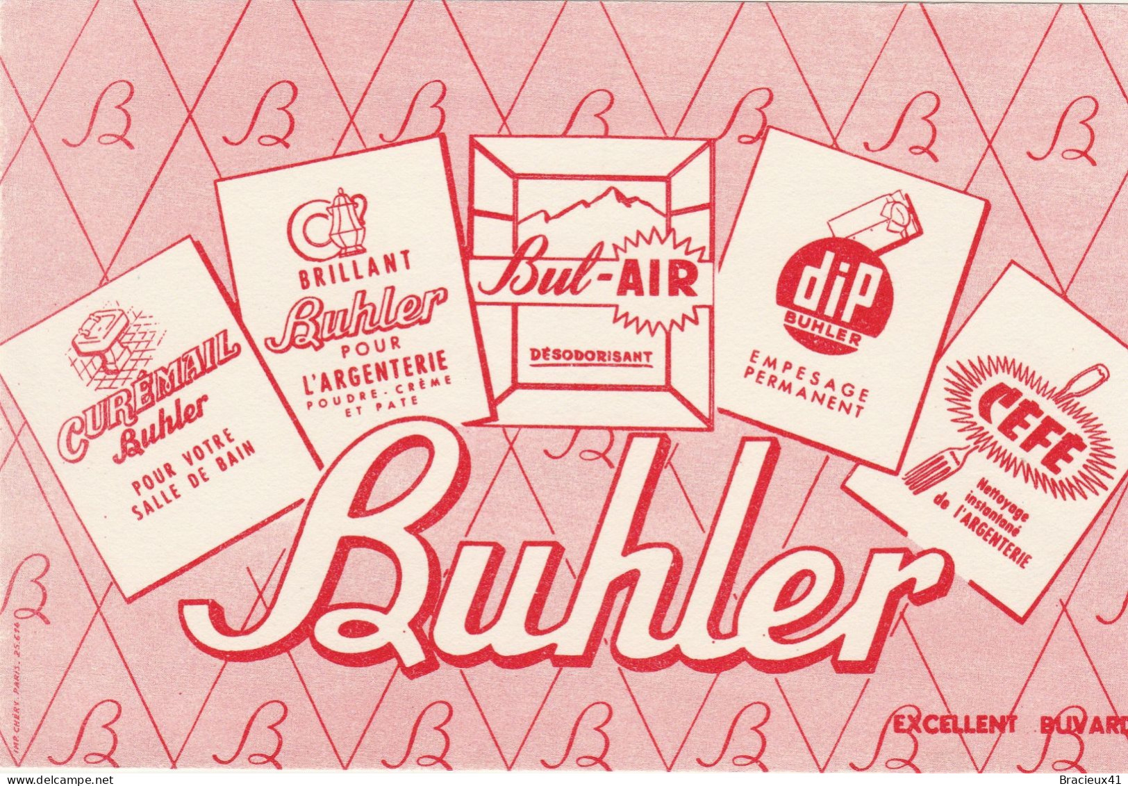 Buvard BUHLER - Produits Ménagers