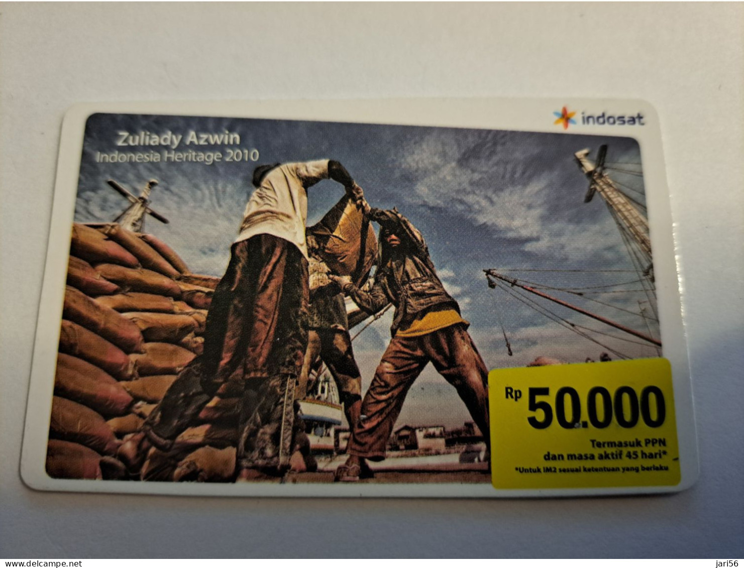 INDONESIA / PREPAID/   RP 50.000 /  INDONESIA HERITAGE          Fine Used Card  **16081** - Indonesië