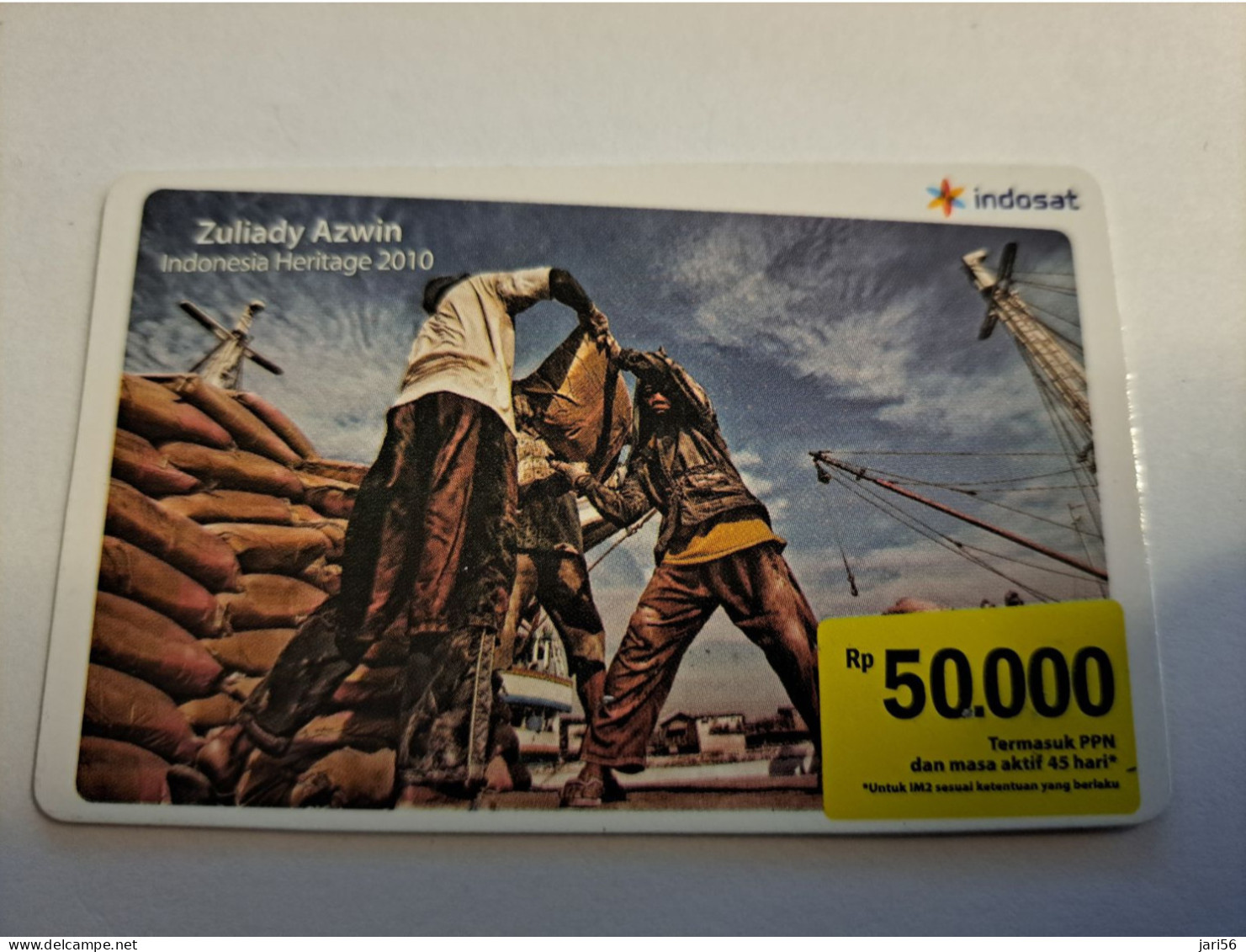 INDONESIA / PREPAID/   RP 50.000 /  INDONESIA HERITAGE          Fine Used Card  **16081** - Indonesien